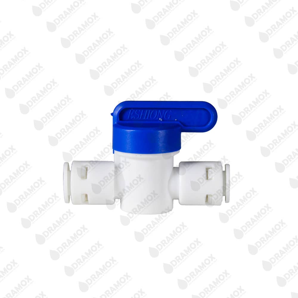 Llave de paso para tratamiento de agua un cuarto